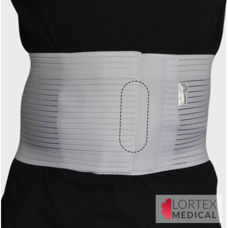 Ceinture elastique de maintien abdominale pour hernie de ligne blanche